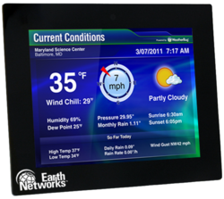 Earth Networks LCD Weather Display